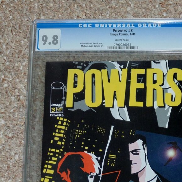 2000 Image Comics Powers # 3 CGC Graded 9.8 NM/M Brian Michael Bendis - Picture 3 of 10